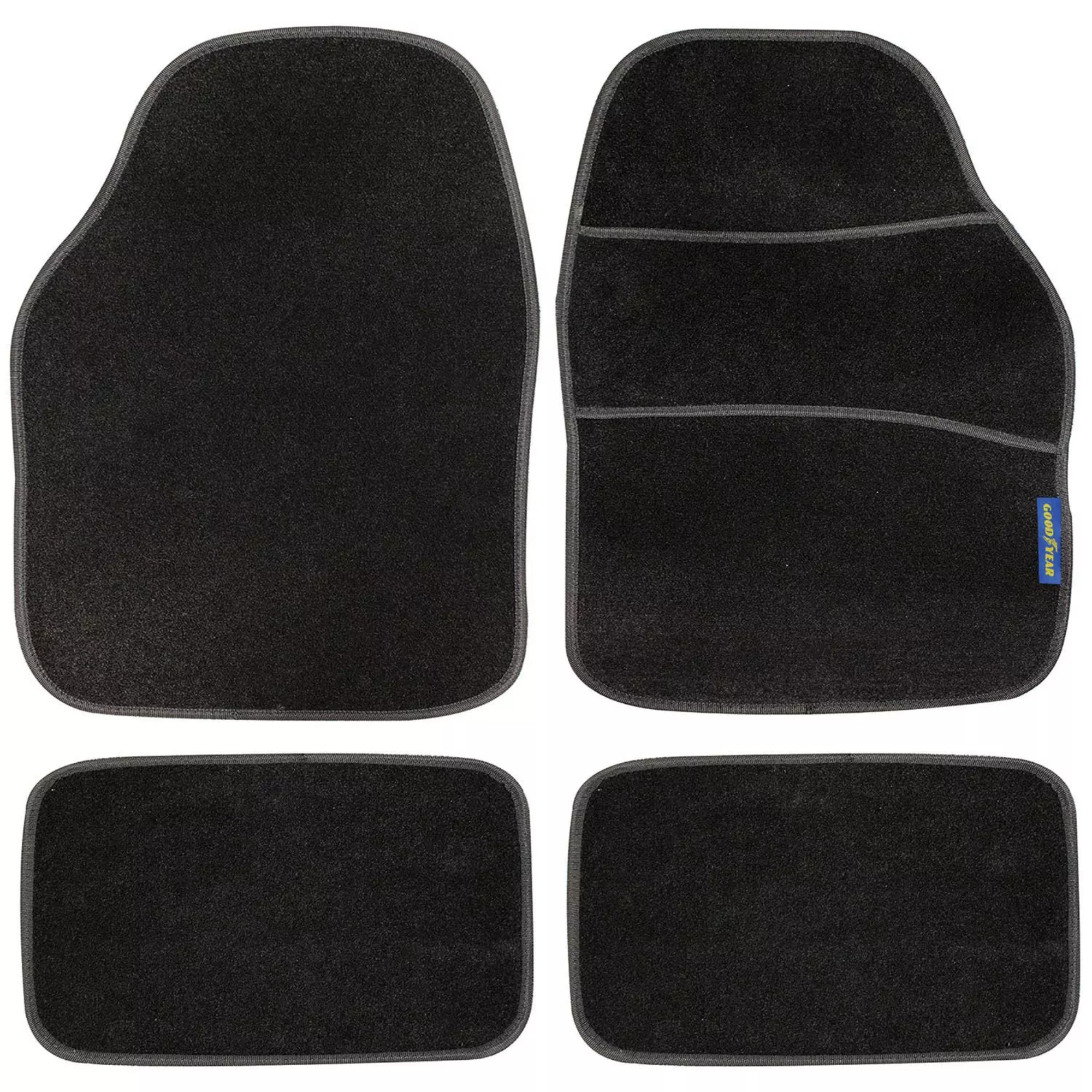 Goodyear 4PC Luxury Car Mat Set